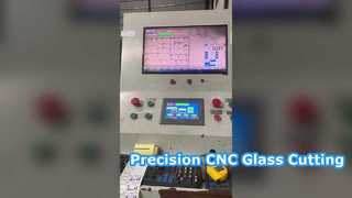 CNC glass cutting line machine 操作